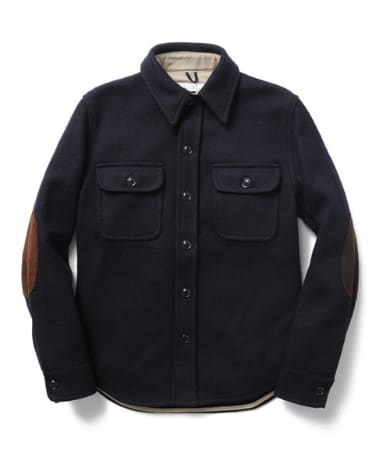 FIDELITY x RED SEAM CPOジャケット RED SEAM ✖︎ FIDELITY CPOジャケット 羊革使用 肘パッチ