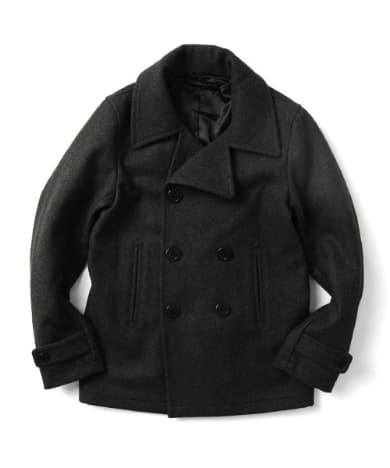 Urban Research Doors Melton Peacoat DM9-5042: Charcoal