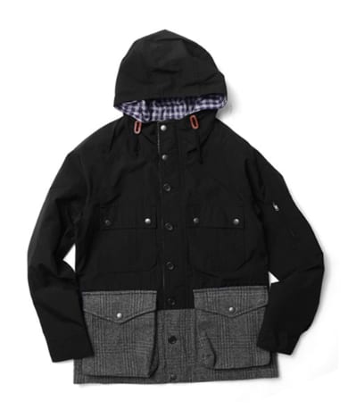 Urban Research Doors Mt Design Mountain Field Parka DM9-Mt5028: Black
