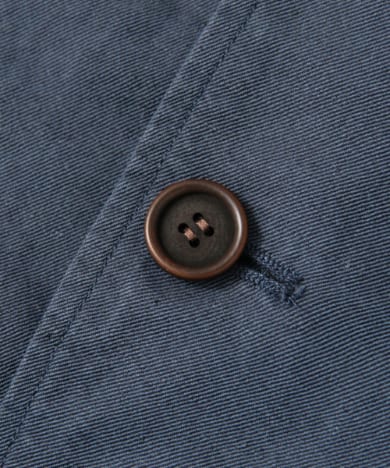 L/C Twill 3-button Jacket FSCJP-1408002: Blue L/C Twill 3-button Jacket FSCJP-1408002: Blue