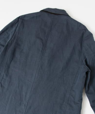 L/C Twill Chesterfield Coat FSCJP-1409001: Blue L/C Twill Chesterfield Coat FSCJP-1409001: Blue