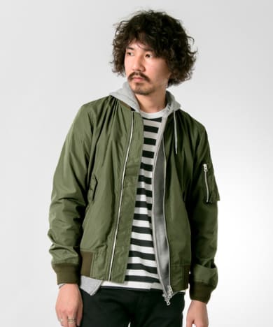 MA-1 Jacket AR-UR15AW01: Khaki MA-1 Jacket AR-UR15AW01: Khaki