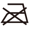 アイロン仕上げ禁止。