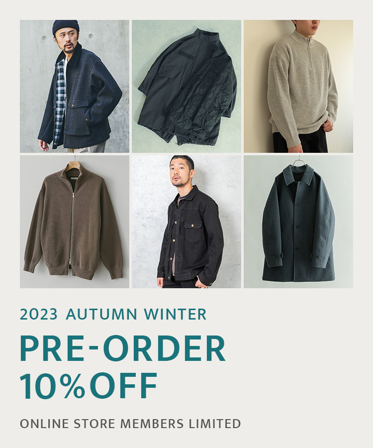 2023  AUTUMN WINTER PRE-ORDER 10%OFF