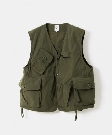 South 2 West 8 Tenkara Vest - Wax Coating EJ782-BSM94: Olive South 2 West 8 Tenkara Vest - Wax Coating EJ782-BSM94: Olive