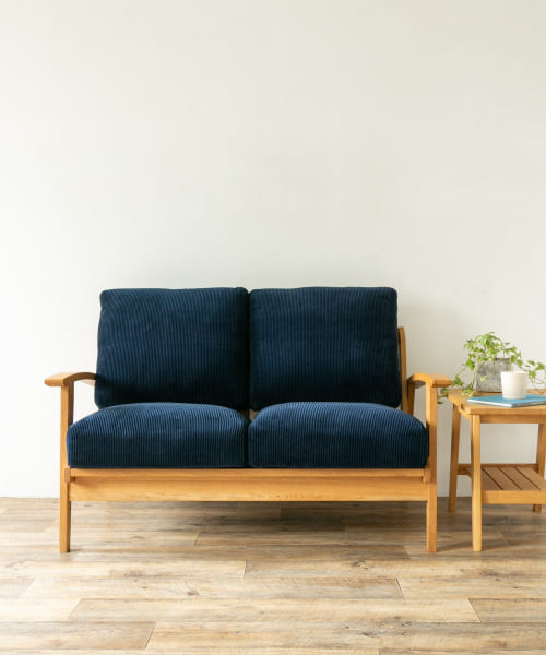 BOTHY Corduroy Sofa 2P オーク無垢材