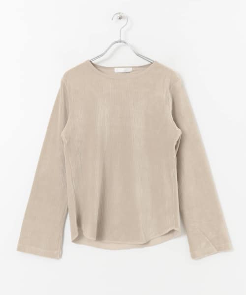 バックコンシャスカットコーデュロイトップ