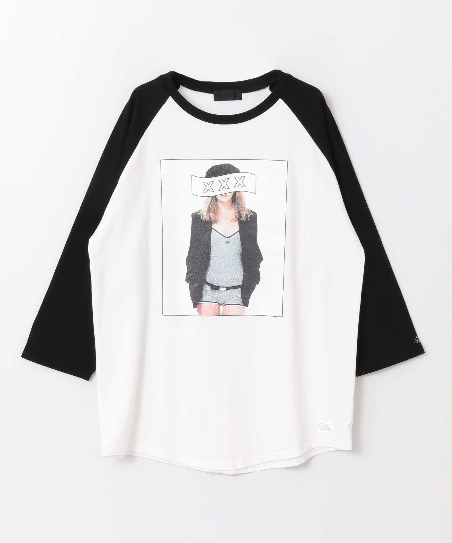 GOD SELECTION XXX ゴッドセレクション LONG SLEEVE TEE バックプリント ロングスリーブ Tシャツ 長袖 ホワイト系 S