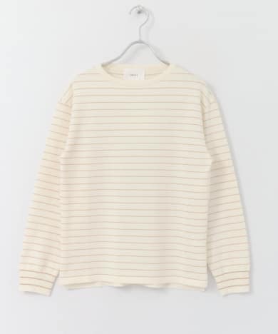 UNIFY　CREW-NECK Border Knit∴