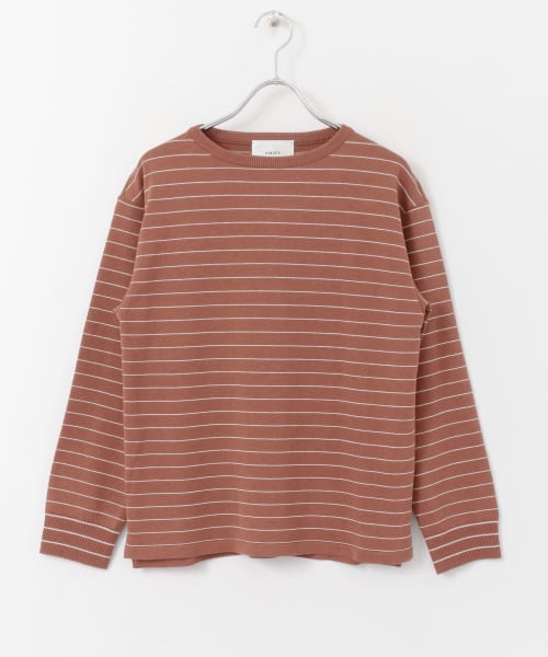 UNIFY　CREW-NECK Border Knit∴