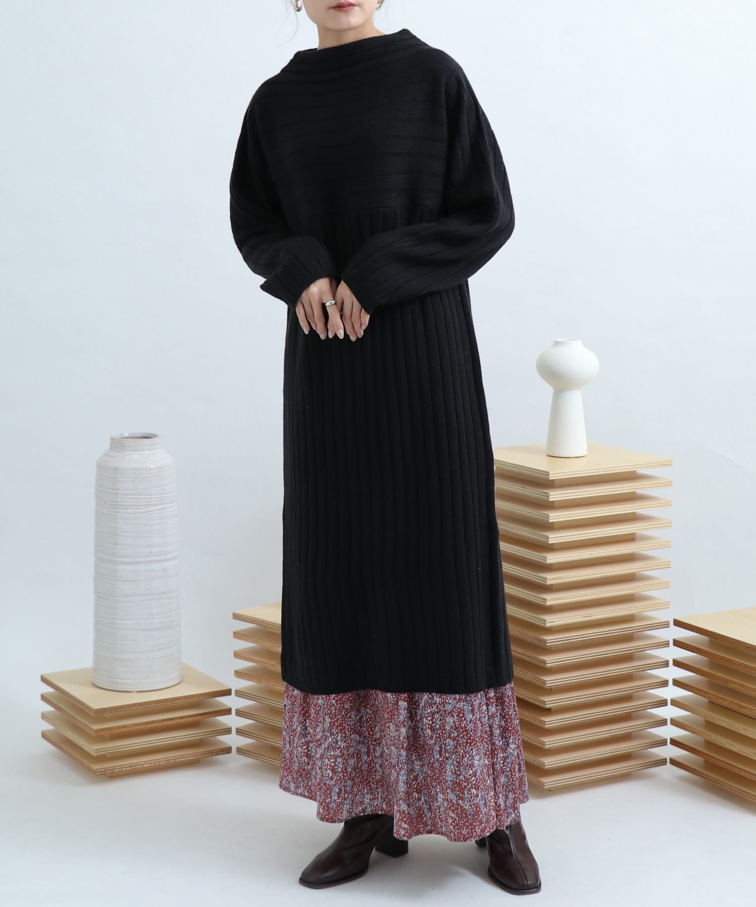 ワイドリブニットワンピース 07 26a102 Urban Research公式ファッション通販 ワイドリブニットワンピース 07 26a102 Urban Research公式ファッション通販