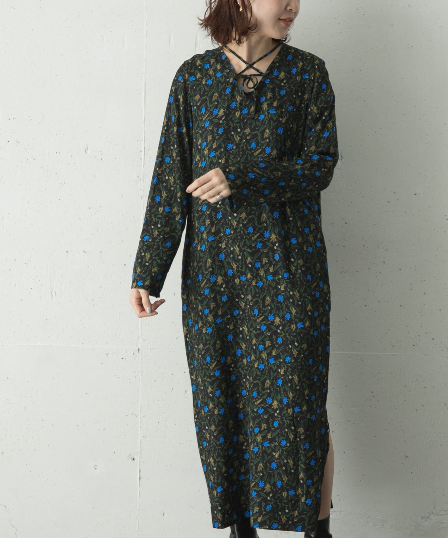 jane smith laceup tunic one piece op530l rl06 urban research公式ファッション通販