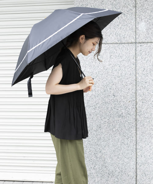 『晴雨兼用・折り畳み式』遮光コンパクトパラソル