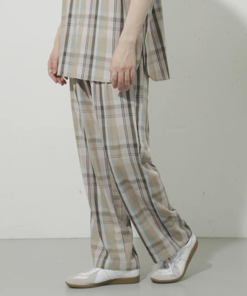 レーヨンストレートパンツ