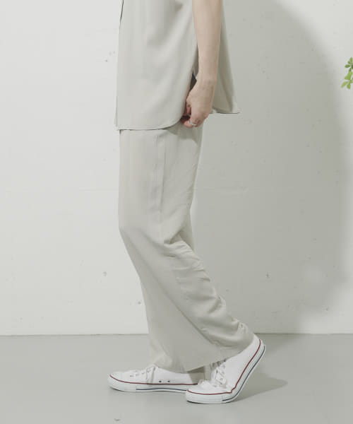 レーヨンストレートパンツ