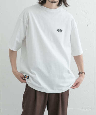 人気ファッションメンズ|【別注】Dickies×UR Lab.　ロゴTシャツ(5分袖