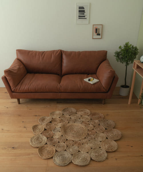a.depeche　jute rug 2525 circle