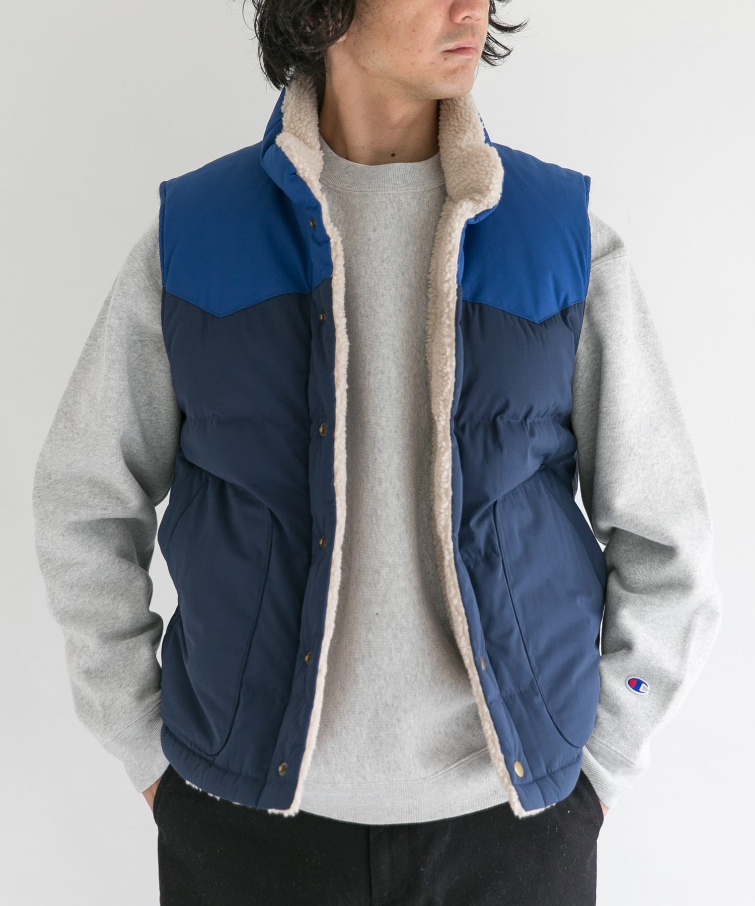 patagonia M Reversible BivyDownVest[27588-DM17]｜URBAN RESEARCH