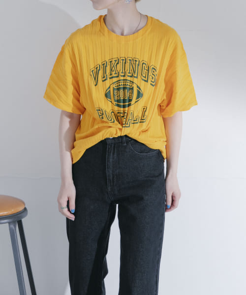SREU　ソフトプリーツTシャツ