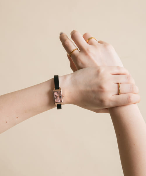 MATOW　SHIKI SQUARE ROSE GOLD PINK