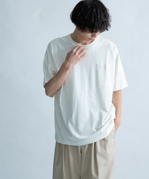 FORK&SPOON　ショートスリーブポケットTシャツ