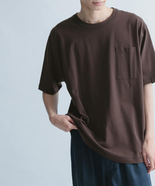 FORK&SPOON　ショートスリーブポケットTシャツ