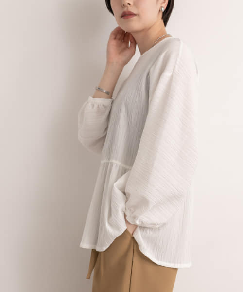 Audrey and John Wad　Dolman Sleeve 8分袖 ブラウス