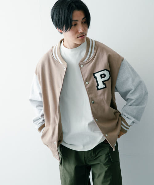 SCREEN STARS　裏毛スウェット スタジャン
