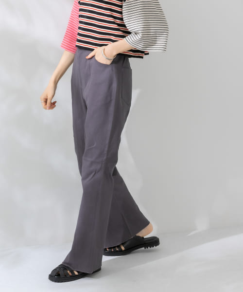 カットオフフレアパンツ