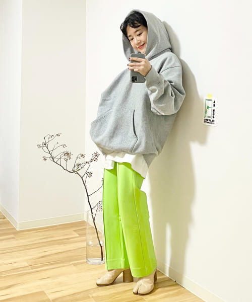 Couleur Meler imoko　カラーストレートパンツ