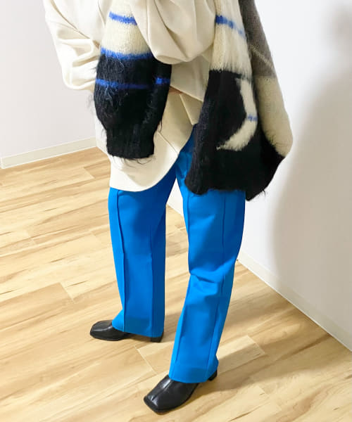 Couleur Meler imoko　カラーストレートパンツ