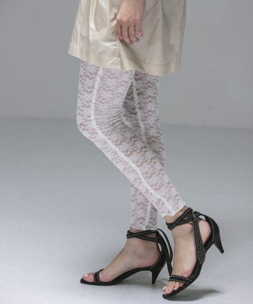 ambiguous　Lace Long Leggings