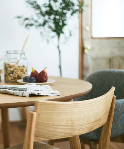 UR FURNITURE　カラメリ 円形ダイニングテーブル