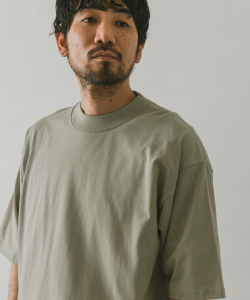 モックネックタフTシャツ