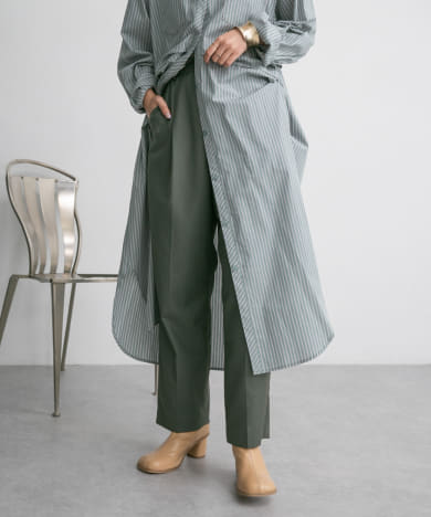 illi ワンタックセンタープレスパンツ[KI34-24L120]｜URBAN