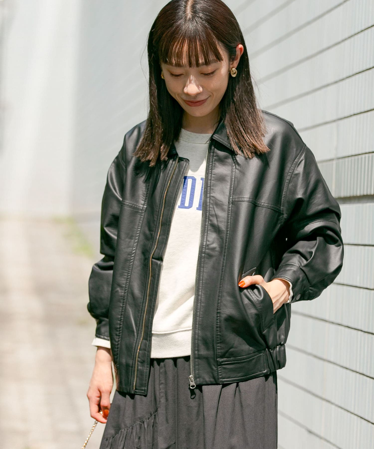 ウォッシャブルフェイクレザーブルゾン[LA26-27R401]｜URBAN RESEARCH公式ファッション通販