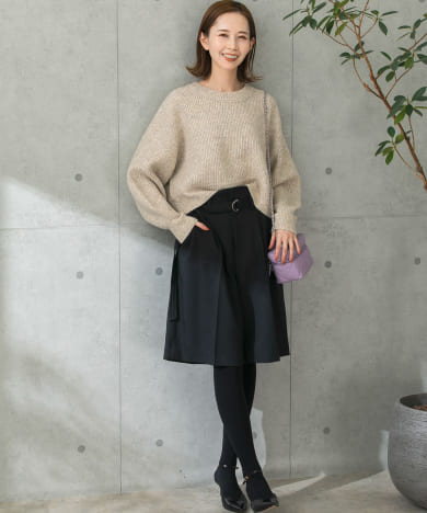 イージーケアベルト付きハーフパンツ