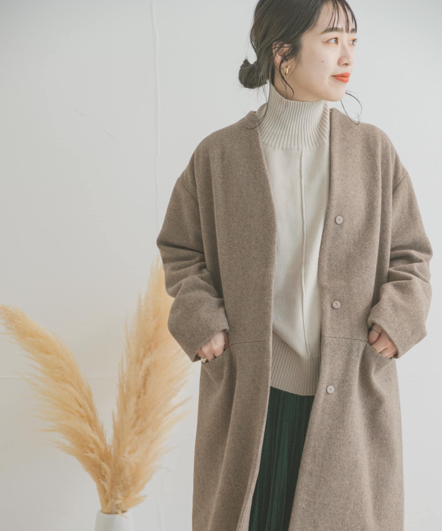 ウールノーカラーコート[IT27-27A005]｜URBAN RESEARCH公式