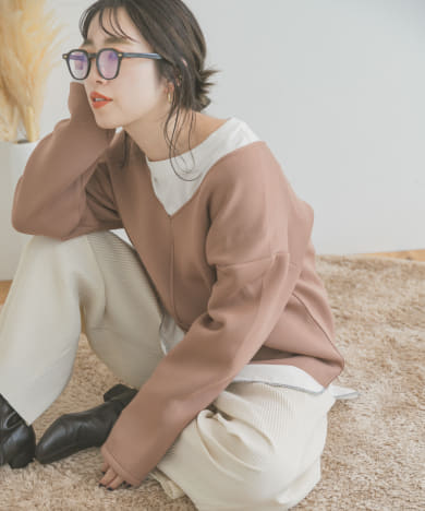 ダンボールVネックプルオーバー[IT27-21A002]｜URBAN RESEARCH公式ファッション通販