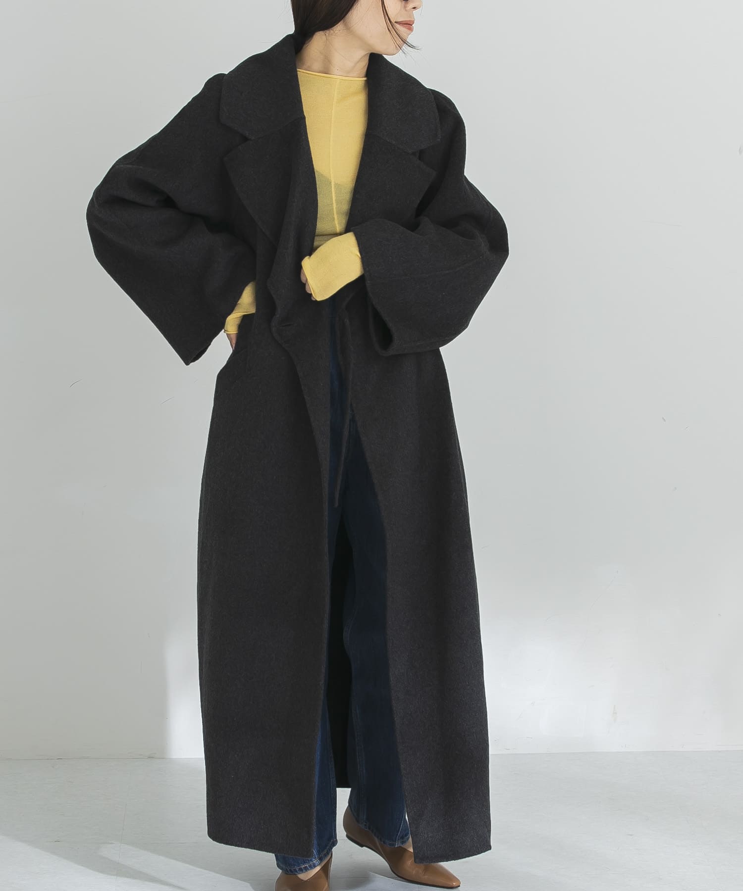 GANNI Wool Long Coat[F7417-UL27]｜URBAN RESEARCH公式ファッション通販