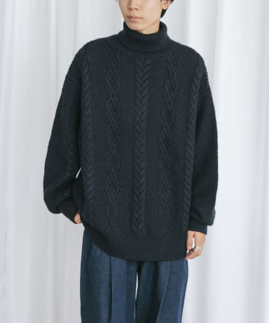 Couleur Meler なかじ ケーブル編みタートルネックニット[EC27-12N008]｜URBAN RESEARCH公式ファッション通販