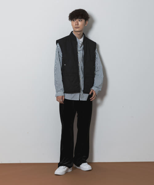 Couleur Meler sakasa　center tuck velour pants