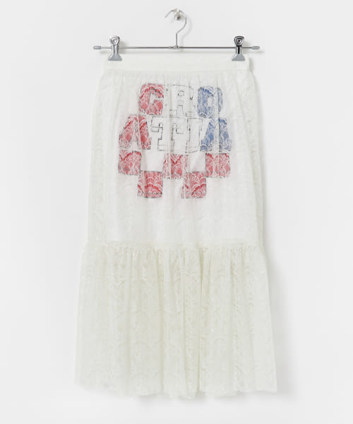 SREU　Layered Lace Skirt