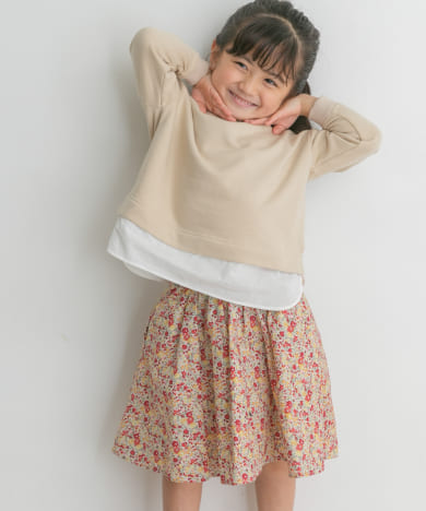 花柄インナーパンツ付スカート(KIDS)[DR34-35B210]｜URBAN RESEARCH