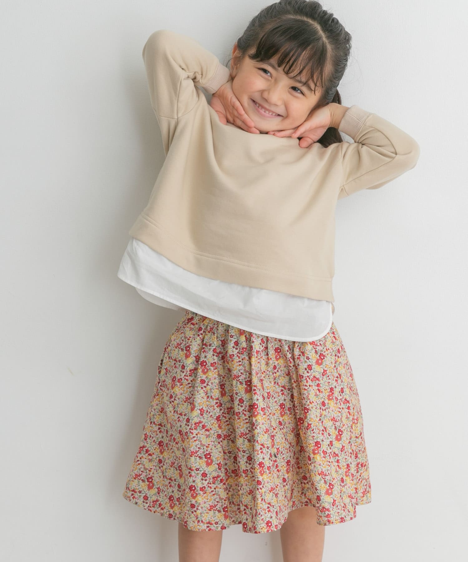花柄インナーパンツ付スカート(KIDS)[DR34-35B210]｜URBAN RESEARCH
