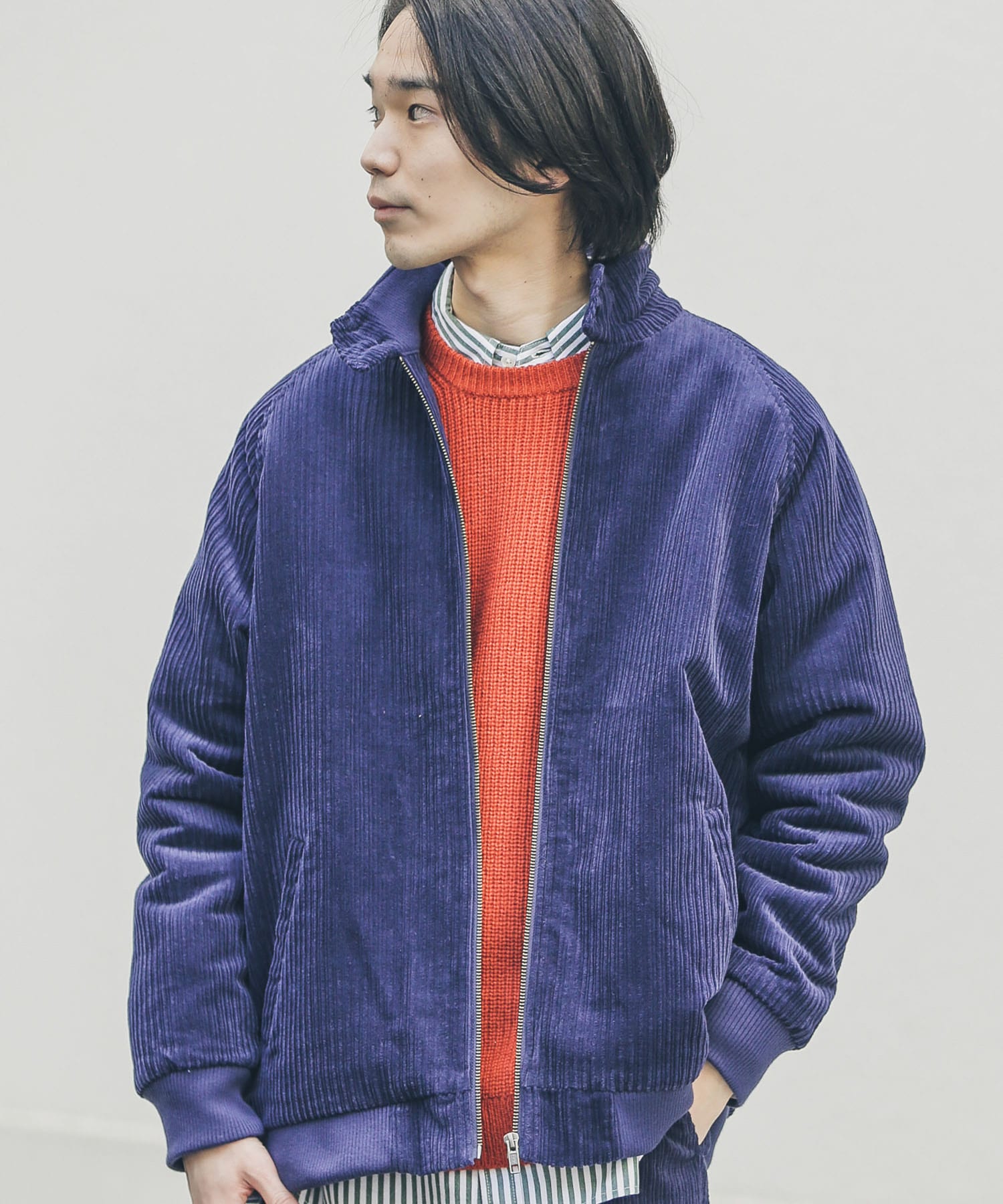 ランダムコーデュロイスウィングトップ[LA27-17A902]｜URBAN