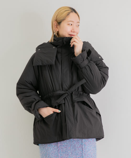 『別注』WILDTHINGS×URBS　hooded puff jacket