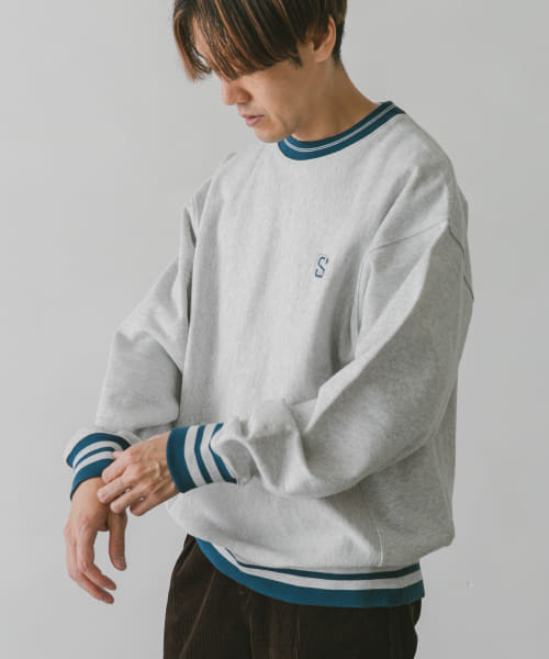 『別注』GEMSPORTS×DOORS リブラインスウェット