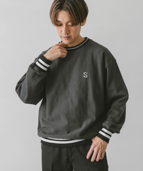 『別注』GEMSPORTS×DOORS リブラインスウェット