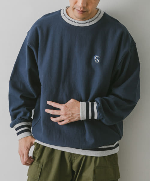 『別注』GEMSPORTS×DOORS リブラインスウェット